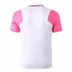 Polo Paris Saint Germain 2020 2021 Bianco Rosa Polo Paris Saint Germain 2020 2021 Bianco Rosa