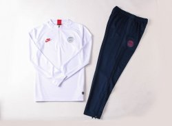 Felpa Paris Saint Germain 2019 2020 Bianco Blu Felpa Paris Saint Germain 2019 2020 Bianco Blu