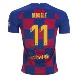 Maglia Barcellona NO.11 O.Dembele Home 2019 2020 Blu Rosso