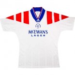 Thailandia Maglia Rangers Away Retro 1992 1993 Bianco Thailandia Maglia Rangers Away Retro 1992 1993 Bianco