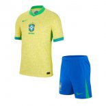 Maglia Brasile Home Bambino 2024 Maglia Brasile Home Bambino 2024