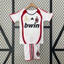 Maglia AC Milan Away Retro Bambino 2006 2007 Maglia AC Milan Away Retro Bambino 2006 2007