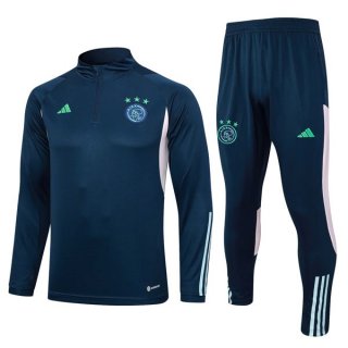 Felpa Allenamento Ajax 2023 2024 Blu