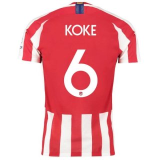 Thailandia Maglia Atletico Madrid NO.6 Koke Home 2019 2020 Rosso