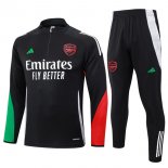 Felpa Allenamento Arsenal 2024 2025 Nero 3 Felpa Allenamento Arsenal 2024 2025 Nero 3