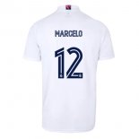 Maglia Real Madrid Home NO.12 Marcelo 2020 2021 Bianco