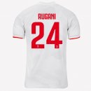 Maglia Juventus NO.24 Rugani Away 2019 2020 Grigio Bianco