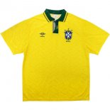 Thailandia Maglia Brasile Home Retro 1991 1993 Giallo Thailandia Maglia Brasile Home Retro 1991 1993 Giallo