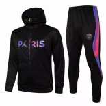 Felpa Cappuccio Paris Saint Germain 2021 2022 Nero Porpora