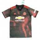 Maglia di Formazione Manchester United 2019 2020 Nero Rosso