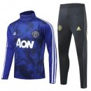 Felpa Manchester United 2019 2020 Blu Nero Bianco