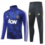 Felpa Manchester United 2019 2020 Blu Nero Bianco Felpa Manchester United 2019 2020 Blu Nero Bianco