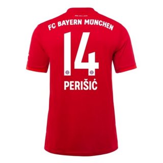 Maglia Bayern Munich NO.14 Perisic Home 2019 2020 Rosso