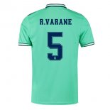 Maglia Real Madrid NO.5 Varane Terza 2019 2020 Verde