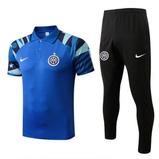 Polo Inter Milan Set Completo 2022 2023 Blu