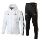 Giacca a vento Real Madrid Set Completo 2019 2020 Bianco Nero Giacca a vento Real Madrid Set Completo 2019 2020 Bianco Nero