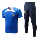 Maglia Francia Set Completo 2022 2023 Blu Maglia Francia Set Completo 2022 2023 Blu