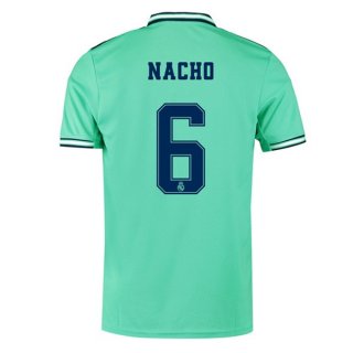 Maglia Real Madrid NO.6 Nacho Terza 2019 2020 Verde