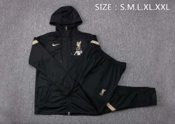 Felpa Cappuccio Liverpool 2022 Nero Oro Felpa Cappuccio Liverpool 2022 Nero Oro