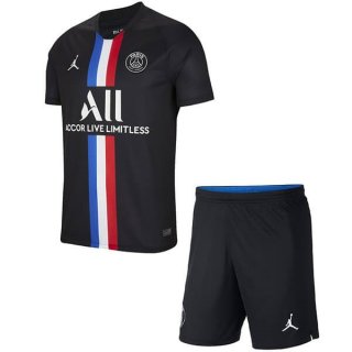 Maglia Paris Saint Germain 4ª Bambino 2019 2020 Nero
