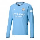 Thailandia Maglia Manchester City Home ML 2024 2025 Thailandia Maglia Manchester City Home ML 2024 2025