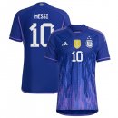 3 Stelle Tailandia Maglia Argentina Away Messi 2022 2023 3 Stelle Tailandia Maglia Argentina Away Messi 2022 2023