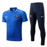 Polo PSG Set Completo 2022 2023 Blu