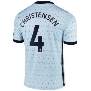 Maglia Chelsea NO.4 Christensen Away 2020 2021 Blu