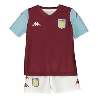 Maglia Aston Villa Home Bambino 2019 2020 Rosso