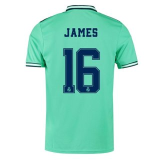 Maglia Real Madrid NO.16 James Terza 2019 2020 Verde