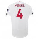 Maglia Liverpool NO.4 Virgil Away 2019 2020 Bianco Maglia Liverpool NO.4 Virgil Away 2019 2020 Bianco