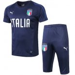 Maglia di Formazione Italia Set Completo 2019 Blu