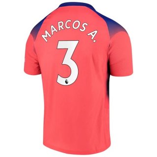 Maglia Chelsea NO.3 Marcos A. Terza 2020 2021 Arancione