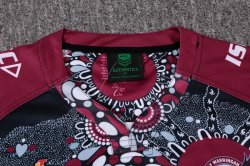 Thailandia Maglia Manly Sea Eagles Indígena 2017 2018 Rosso