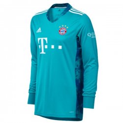 Maglia Bayern Munich Manga Larga Portiere 2020 2021 Blu