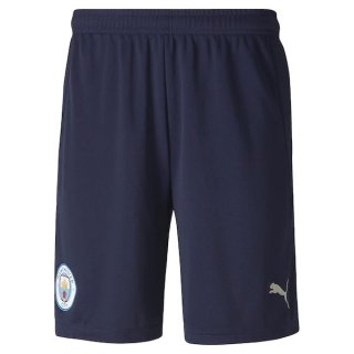 Pantaloni Manchester City Terza 2020 2021 Blu