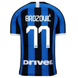 Maglia Inter Milan NO.77 Brozovic Home 2019 2020 Blu