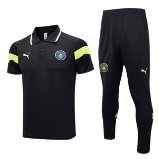 Polo Manchester City Set Completo 2023 2024 Nero 2