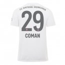 Maglia Bayern Munich NO.29 Coman Away 2019 2020 Bianco Maglia Bayern Munich NO.29 Coman Away 2019 2020 Bianco