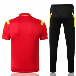 Polo Manchester United Set Completo 2019 2020 Rosso Oro Nero Polo Manchester United Set Completo 2019 2020 Rosso Oro Nero