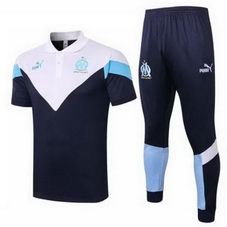 Polo Marseille Set Completo 2020 2021 Bianco Blu