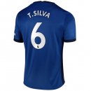 Maglia Chelsea NO.6 T. Silva Home 2020 2021 Blu Maglia Chelsea NO.6 T. Silva Home 2020 2021 Blu