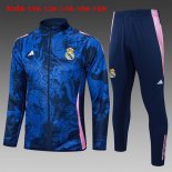 Bambino Giacca Real Madrid 2024 2025 Blu 3