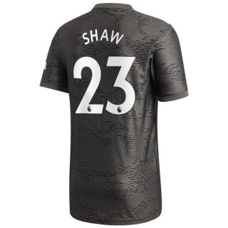 Maglia Manchester United NO.23 Shaw Away 2020 2021 Nero