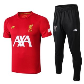 Maglia di Formazione Liverpool Set Completo 2019 2020 Rosso Bianco Nero