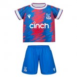 Maglia Crystal Palace Home Bambino 2022 2023 Rosso Blu