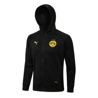 Felpa Cappuccio Borussia Dortmund 2022 2023 Nero Giallo