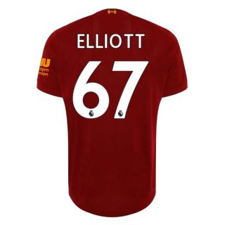 Maglia Liverpool NO.67 Elliott Home 2019 2020 Rosso