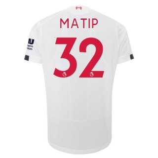 Maglia Liverpool NO.32 Matip Away 2019 2020 Bianco