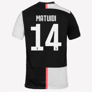 Maglia Juventus NO.14 Matuidi Home 2019 2020 Bianco Nero